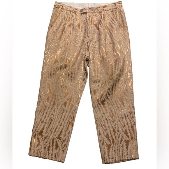 Vintage Gold Pants Size 2X - Picture 1 of 8